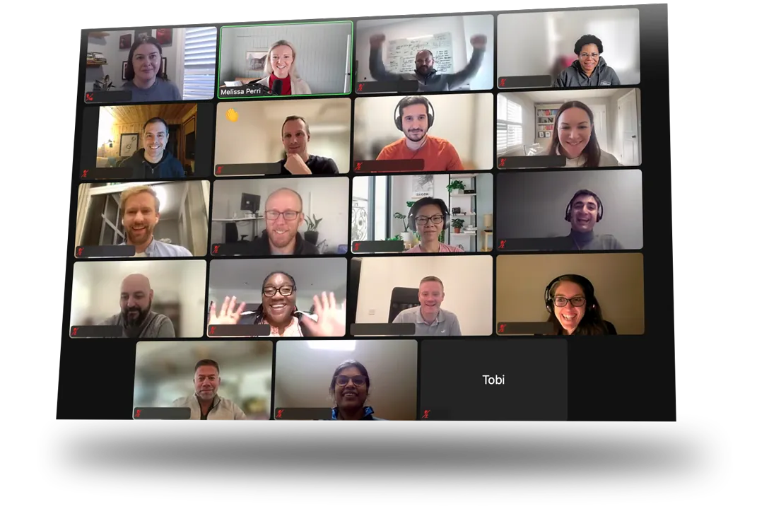 Live training for leadership cohort programs